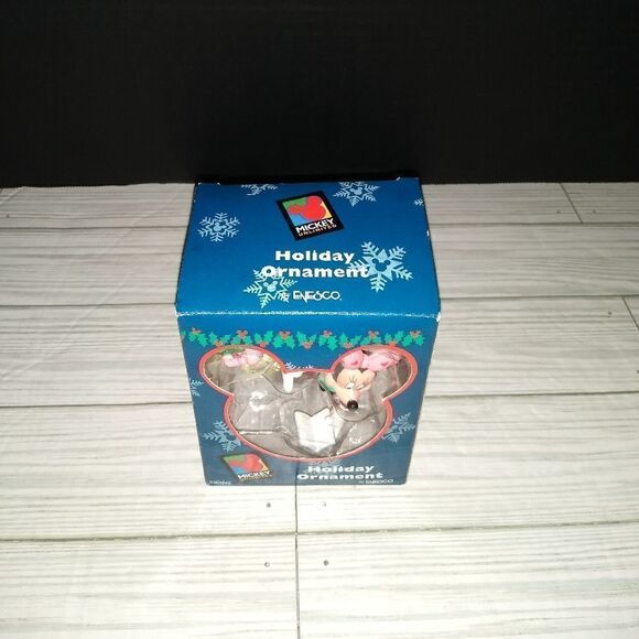 Mickey Unlimited Holiday Ornament Minnie Mouse Merry Christmas Teacher By Enesco - Picture 1 of 9